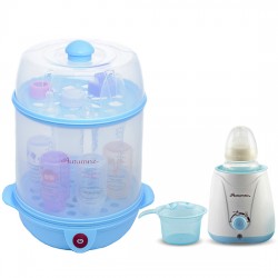 Autumnz 2-in-1 Steriliser/Steamer + Home Warmer Combo (Blue)